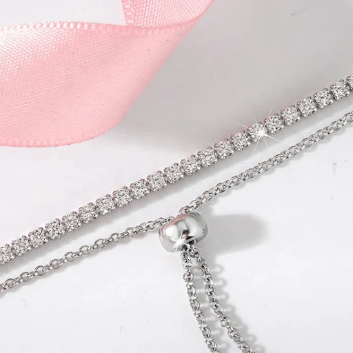 The "Everlasting Sparkle" Adjustable Tennis Bracelet